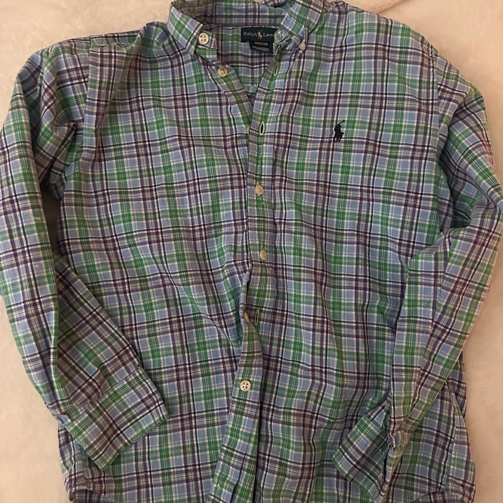 Polo by Ralph Lauren Boy’s  Plaid Button-Down Shirt